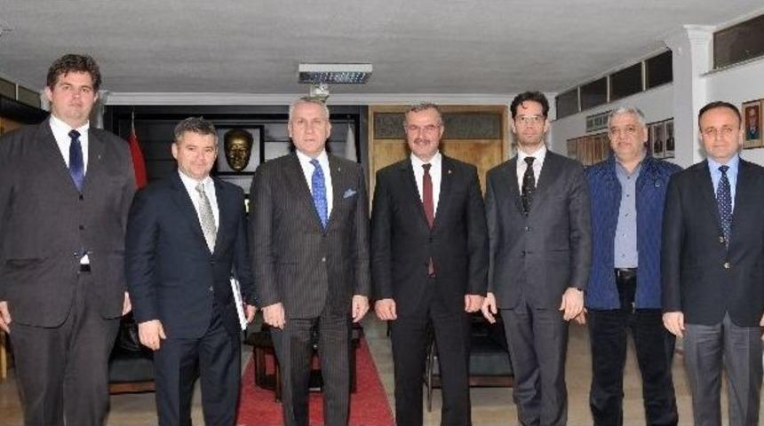Macar B&uuml;y&uuml;kel&ccedil;i&rsquo;den Konya Sanayi Odası&rsquo;na Ziyaret