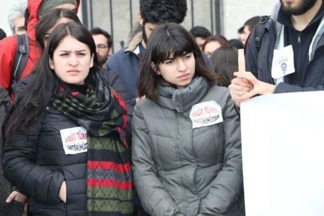 İstanbul Üniversitesi Rektör Adayı Raşit Tükel Için Destek Yürüyüşü