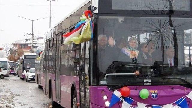 Erciş Modern Otob&uuml;slerine Kavuştu 1