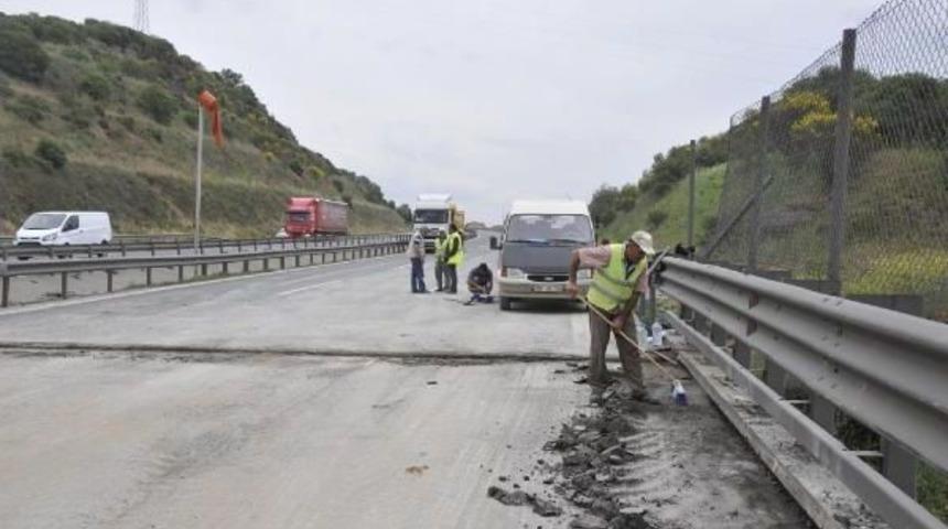 Tem'in &Ccedil;amlıca- Gebze Arasında 31 Ağustos'a Kadar 1 Şerit Kapalı