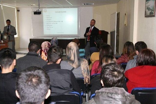 Sü Kulu Myo Öğrencilerine Konferans Verildi