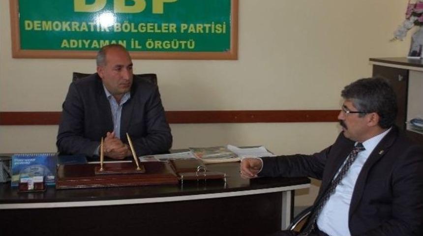 Ak Parti Teşkilatından, Mhp Ve Dbp&rsquo;ne Ziyaret