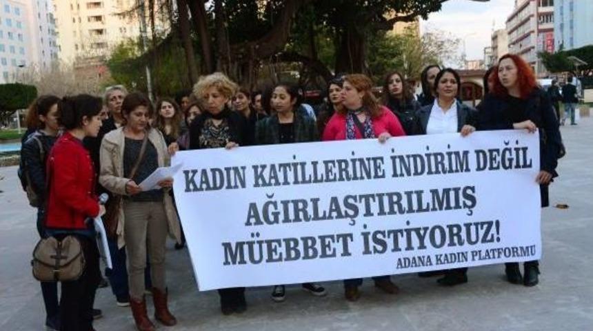 Adana'da Kadınlardan Kadın Cinayeti Protestosu