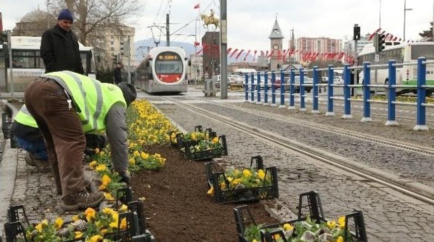 B&uuml;y&uuml;kşehir Baharı, &Ccedil;i&ccedil;eklerle Karşılıyor
