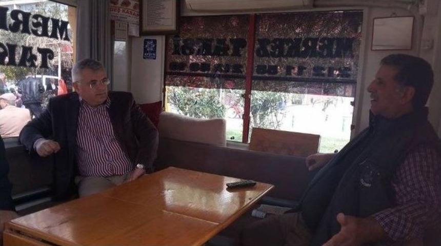 Ak Parti&rsquo;li Altıntaş, Taksi Esnafının &Ccedil;ayını İ&ccedil;ti