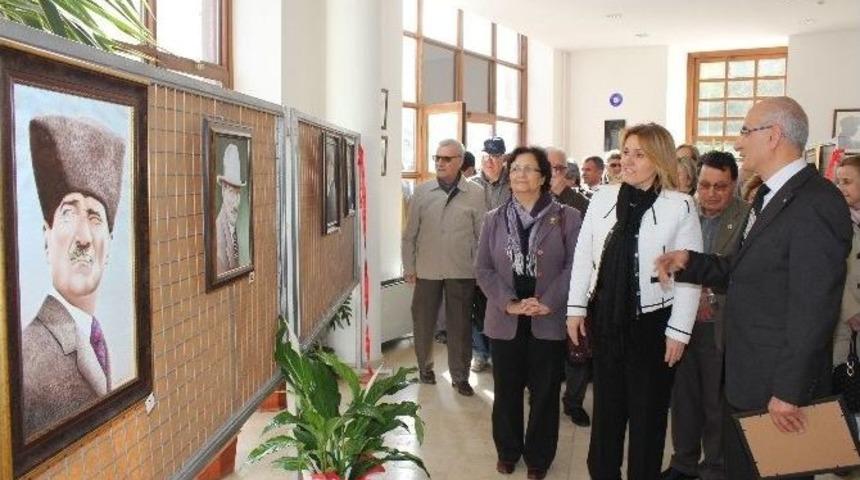 &Ccedil;anakkale Zaferi&rsquo;nin 100. Yılında Urla&rsquo;da Atat&uuml;rk Resimleri Sergisi