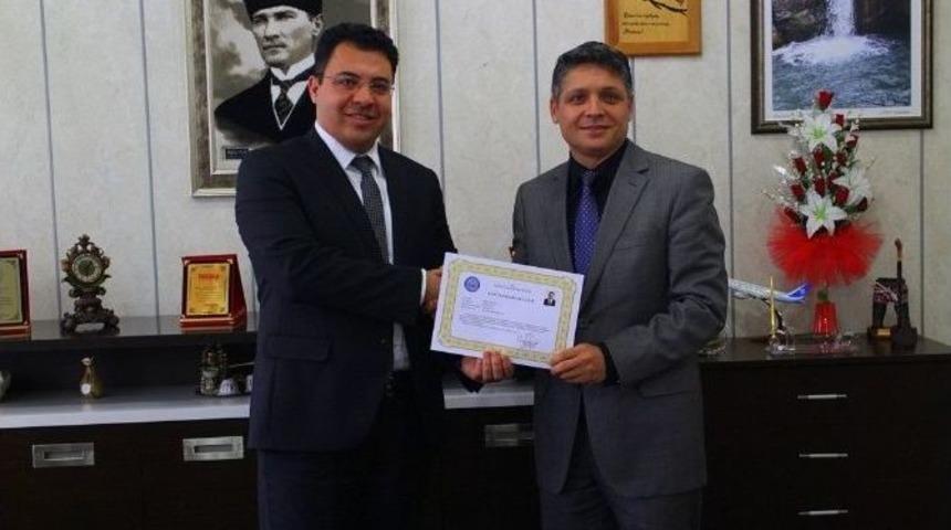 &Ouml;ğretmenlere Başarı Belgesi