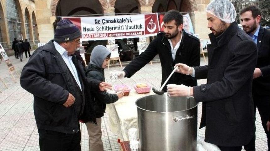 Alperen Ocaklarından, Vatandaşlara &Ccedil;orba İkramı