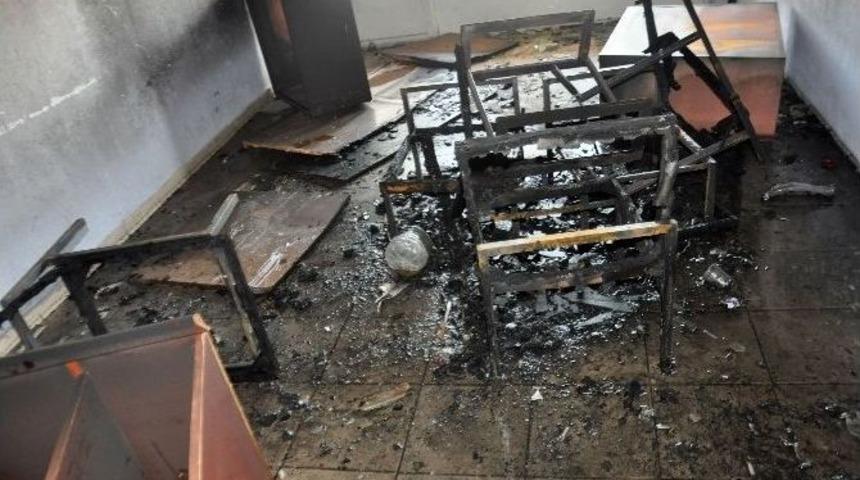 Kahta Bedensel Engelliler Derneğinde Yangın