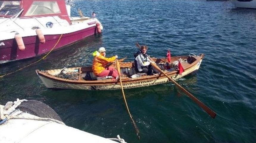 İstanbul&rsquo;dan &Ccedil;anakkale&rsquo;ye K&uuml;rek &Ccedil;ektiler