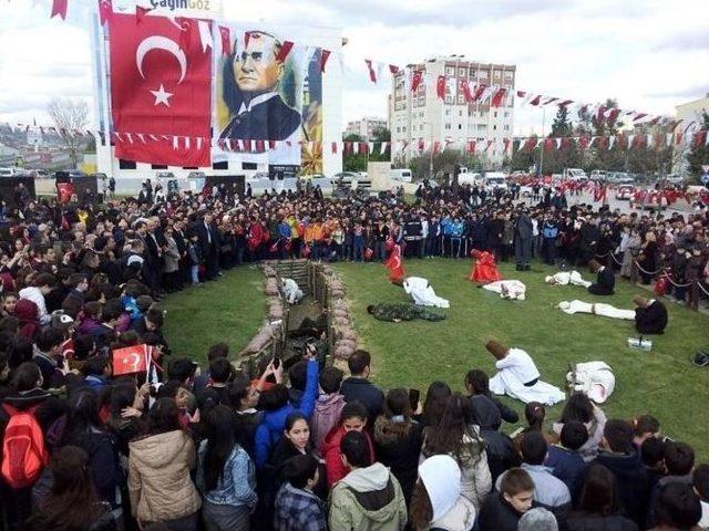 Kınalı Asker’de Çanakkale Ruhu Yaşatıldı