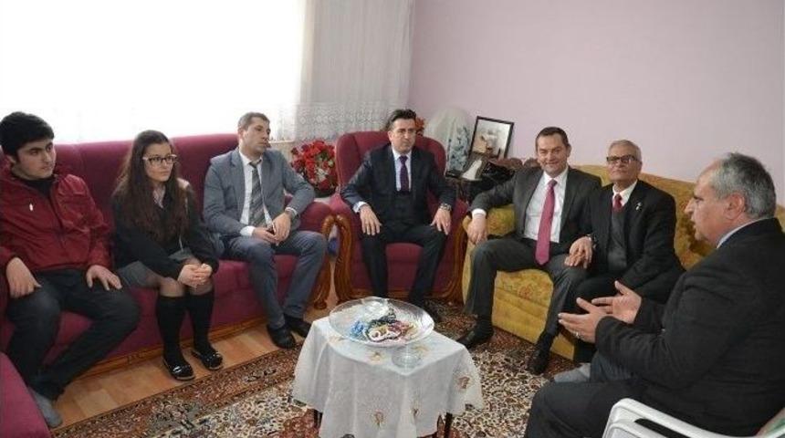 Edirne Protokol&uuml;nden Şehit Ailelerine Ziyaret