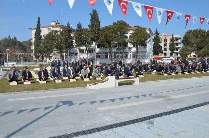 Kula’da Temsili Çanakkale Şehitleri Anıtı Yapıldı G4