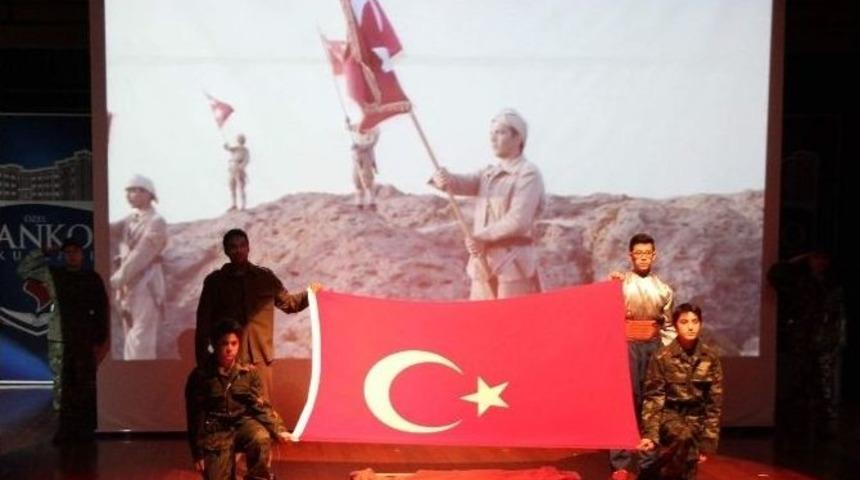 Zaferin 100. Yıld&ouml;n&uuml;m&uuml; &Ouml;zel Sanko Okulları&rsquo;nda Coşkuyla Kutlandı