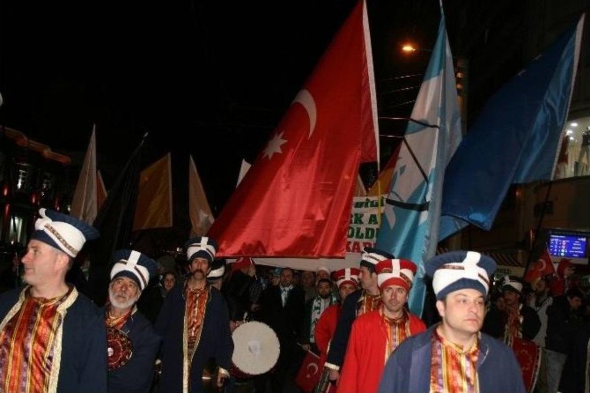 Teksas Taraftarından Mehterli &Ccedil;anakkale Y&uuml;r&uuml;y&uuml;ş&uuml;