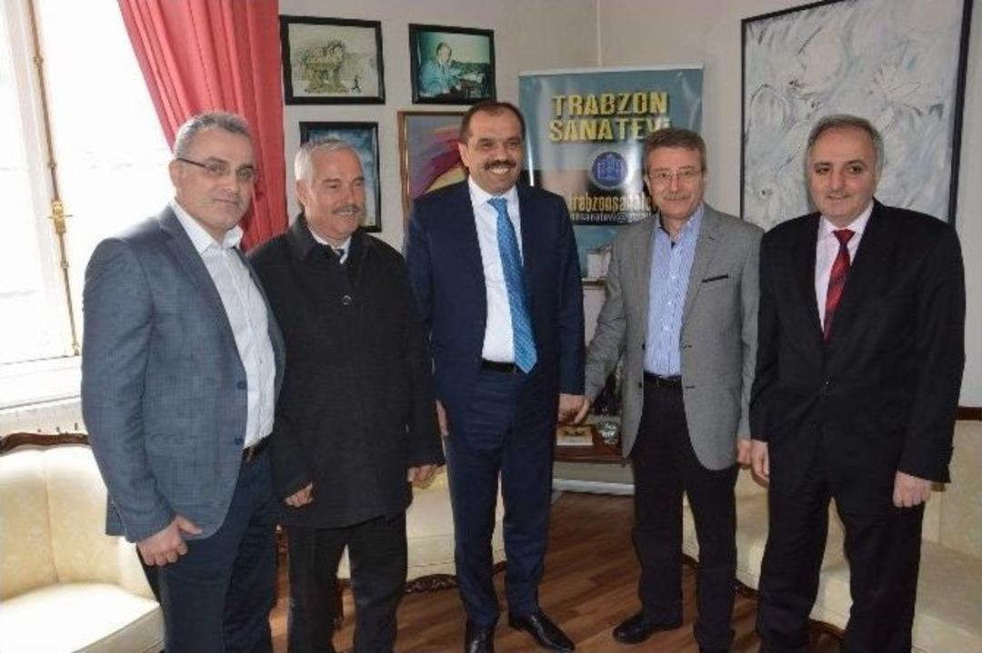 Ak Parti Trabzon Milletvekili Aday Adayı Muhammet Balta, T&uuml;rk Eğitim Vakfı Ve Trabzon Sanat Evini Ziyaret Etti