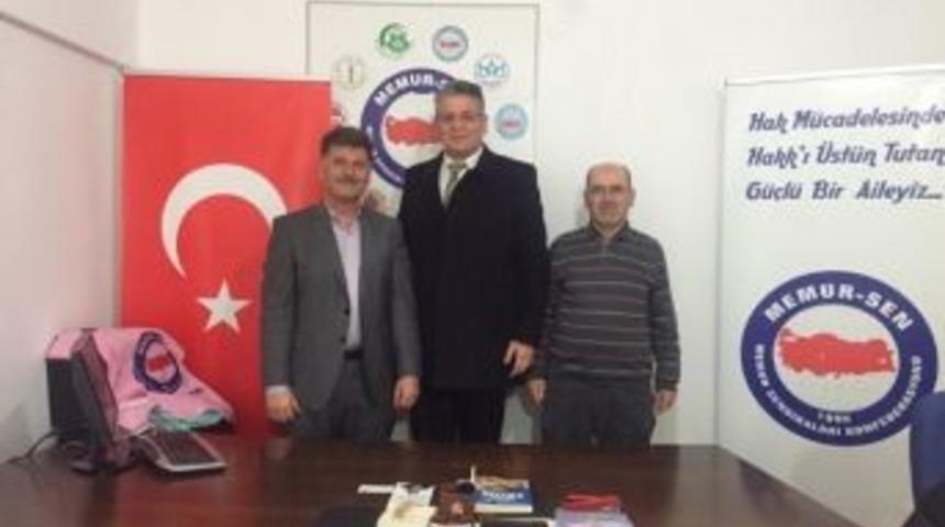 Milletvekili Aday Adayı Ulusoy Memur Sen&rsquo;i Ziyaret Etti