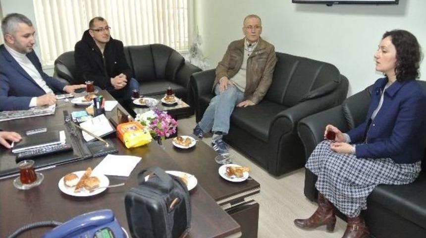 Emine Kara&ccedil;uha Yılmaz&rsquo;ın Meslek Odası Ziyareti