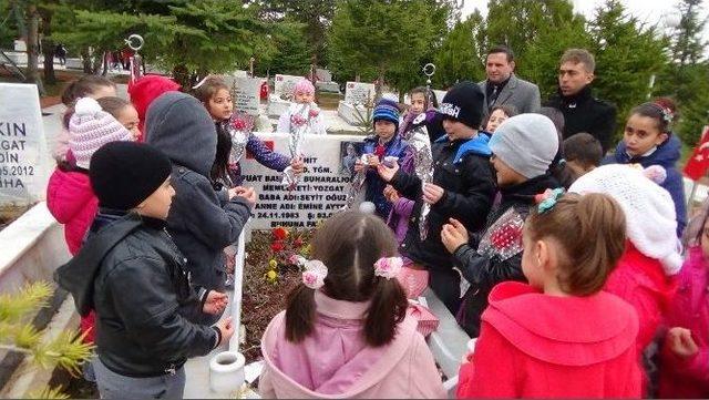 Yozgat Milli Eğitim Vakıf İlkokulu Öğrencilerinden Şehitliğe Ziyaret