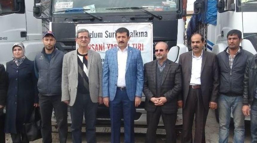 Sınır Ötesine 4 Tır Yardım