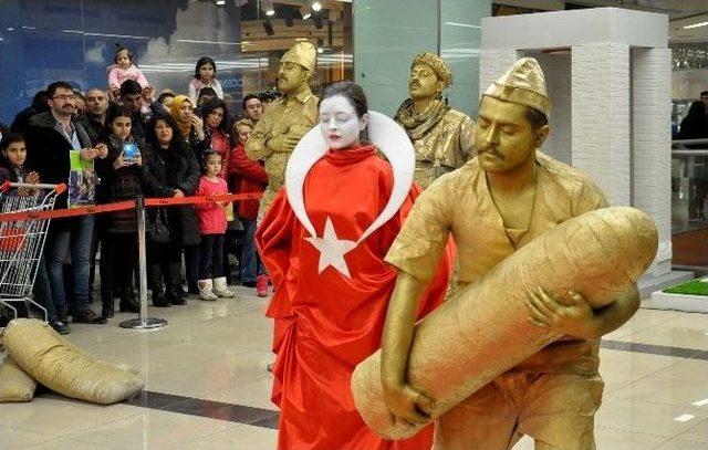 Çanakkale Mücadelesi Ankamall’da Canlandırıldı