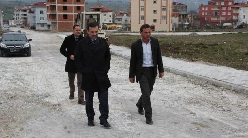 Sarıcaoğlu, &Ccedil;alışmaları Yerinde İnceledi