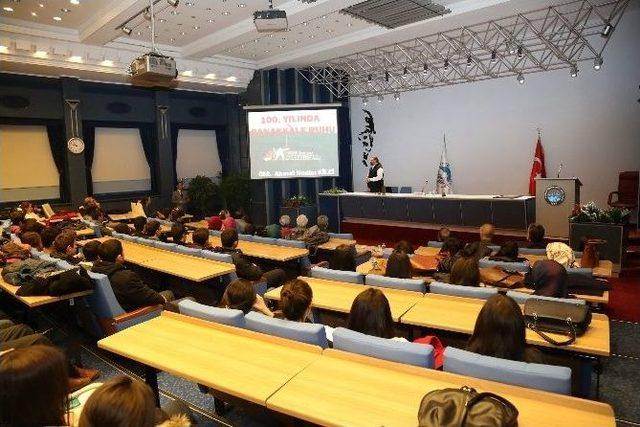 Büyükşehir Belediyesi Kültür Sanat Etkinlikleri Kapsamında Çanakkale Ruhu Anlatıldı