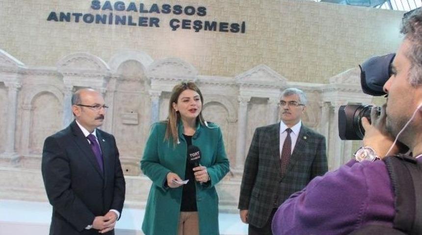 Burdur Protokol&uuml; Tgrt Haber Canlı Yayınında