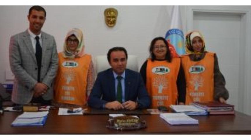 Tema Vakfı&rsquo;ndan Kaymakam Erkan&rsquo;a Ziyaret