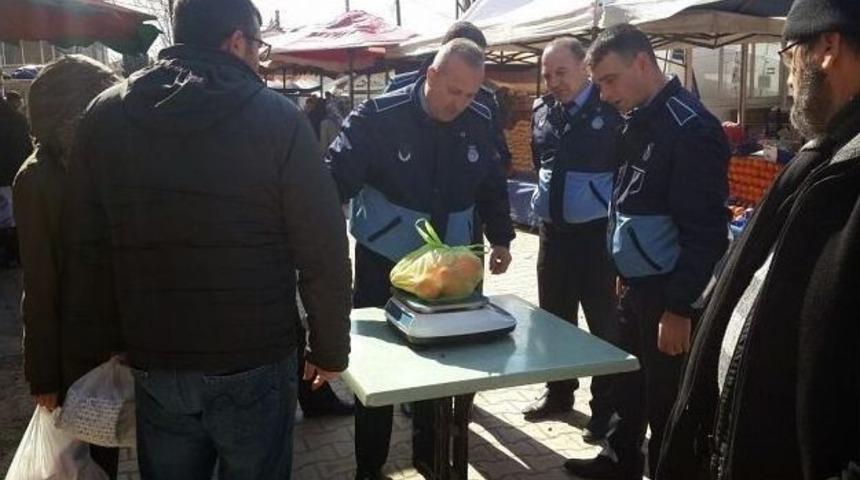 Saray Belediyesi Zabıta Ekiplerinden Pazar Denetimi