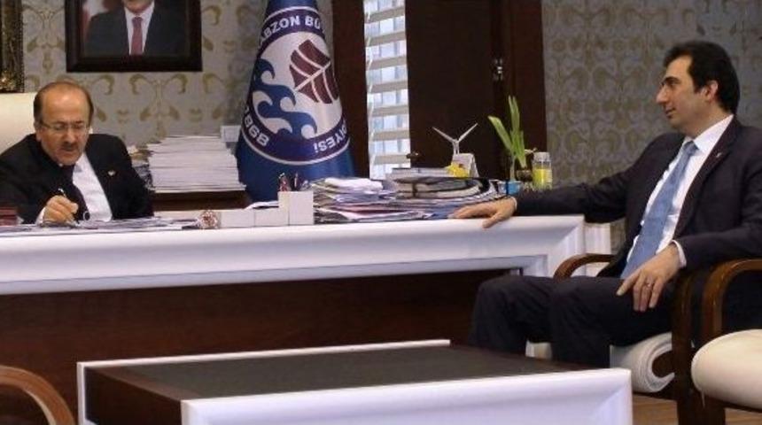 Kafkas&rsquo;tan Başkan G&uuml;mr&uuml;k&ccedil;&uuml;oğlu&rsquo;na Ziyaret