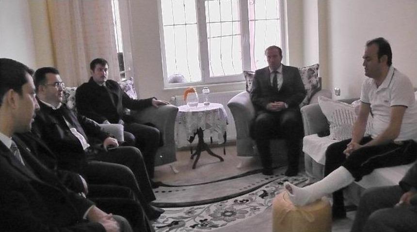 Kaymakam Avcı&rsquo;dan &Ouml;ğretmenlere Ge&ccedil;miş Olsun Ziyareti