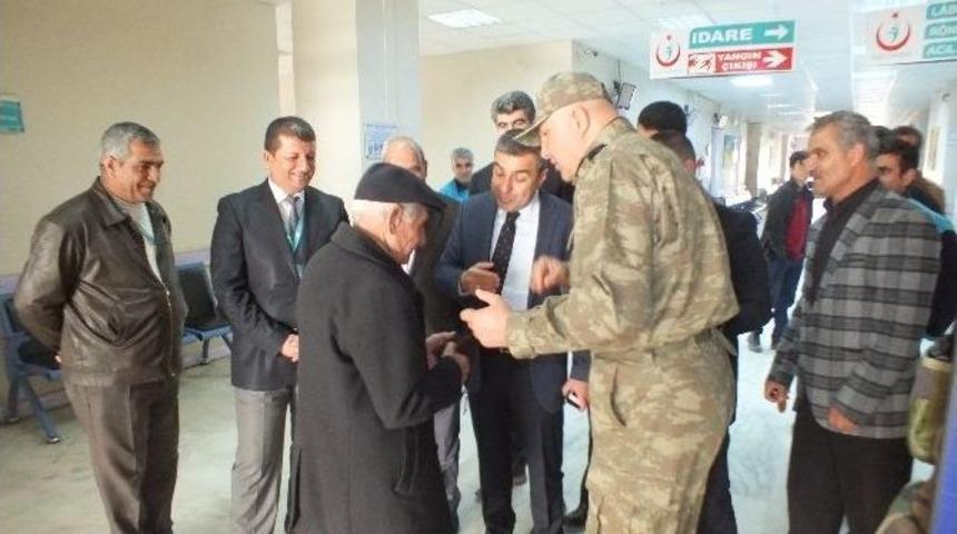 Kaymakam Atasoy Hastaneyi Ziyaret Etti