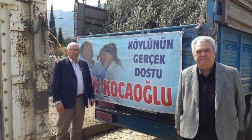 &Ouml;demişli &Uuml;reticiye 117 Bin Fidan Dağıtıldı