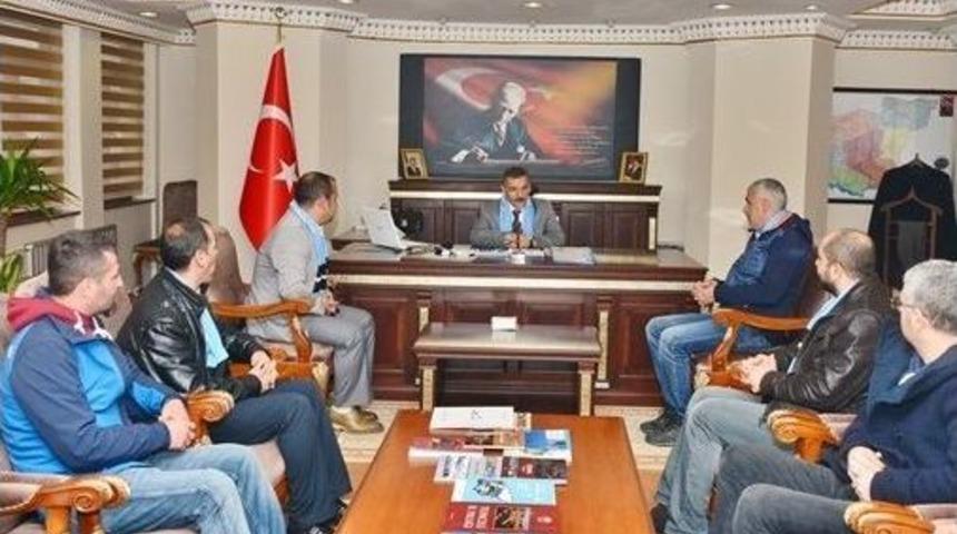 Taraftar Ve Amigolardan Vali Kaymak&rsquo;a Ziyaret