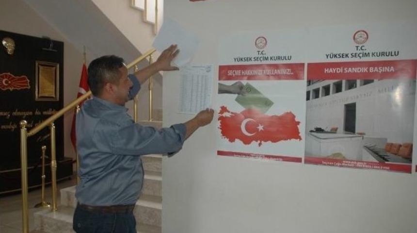 Se&ccedil;men Listeleri Askıya &Ccedil;ıktı