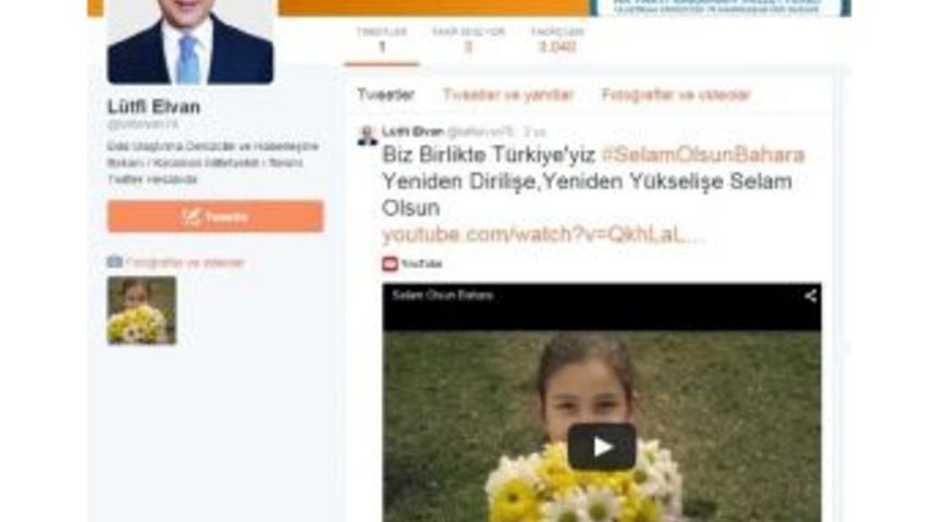 L&uuml;tfi Elvan İlk Tweet&rsquo;ini Attı