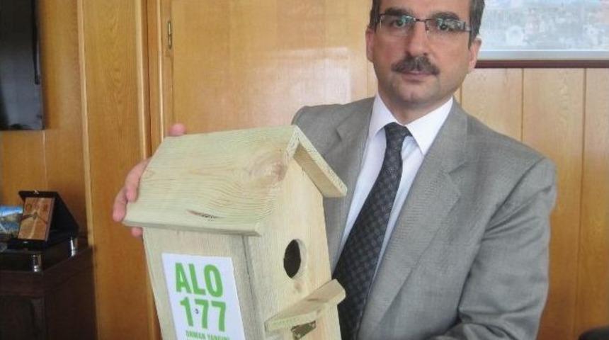 Ormanları B&ouml;ceklerden Korumak İ&ccedil;in Toki Kuş Yuvaları Oluşturuldu
