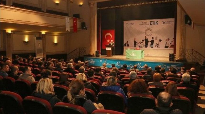 Ordu&rsquo;da &lsquo;etik İlkeler&rsquo; Konferansı