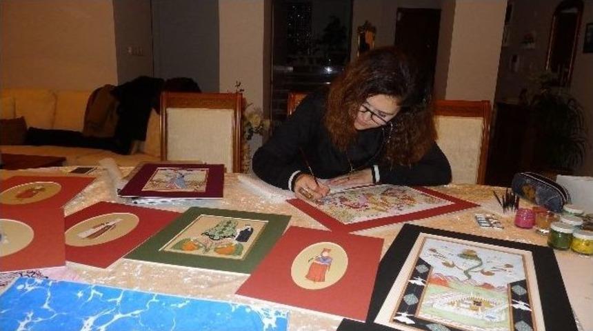 (&ouml;zel Haber) Ev Hanımından Muhteşem Minyat&uuml;rler