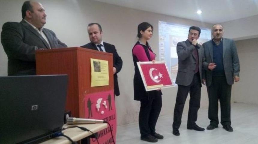 Aksoy Ortaokulundan Okul M&uuml;d&uuml;rlerine &Ouml;zel Hediye