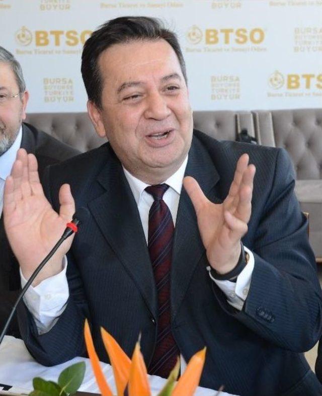 Btso, Thk U&ccedil;ak İmalat Aş Genel M&uuml;d&uuml;r&uuml; Aydoğan Ko&ccedil;&rsquo;u Ağırladı 1