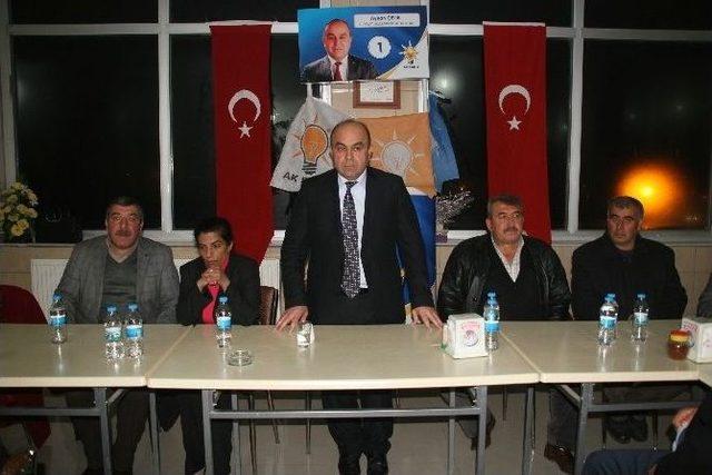 Ak Parti Yozgat Milletvekili Aday Adayı Ayhan Çelik’e Muhtarlardan Destek Geldi