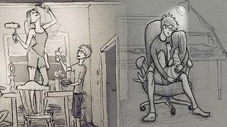 Karısı ile gündelik hayatta yaşadıklarını kaleme alan romantik koca