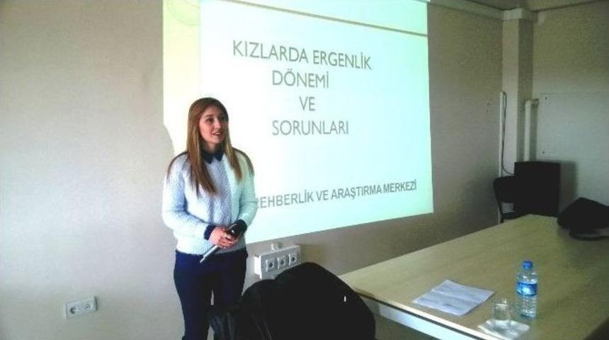 Kahta Fen Lisesinde Ergenlik Semineri