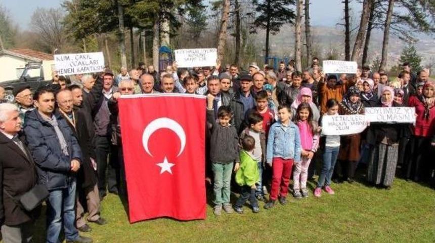 K&ouml;yl&uuml;lerin Kum-&Ccedil;akıl Ocağı Tepkisi