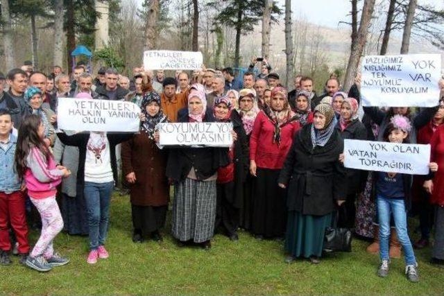 Köylülerin Kum-Çakıl Ocağı Tepkisi