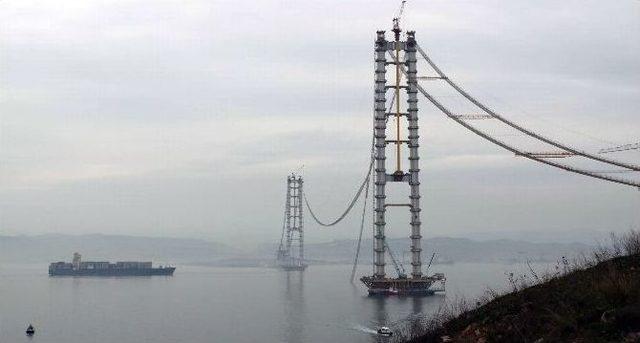 Körfez Geçiş Köprüsü’nde Kopan Halatın Tamiri Başladı