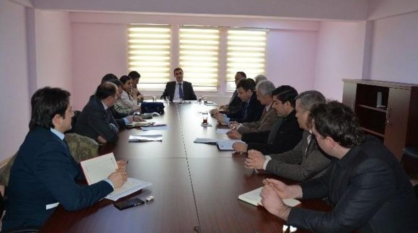 İl&ccedil;e İdare Şube Başkanları Toplantısı Yapıldı