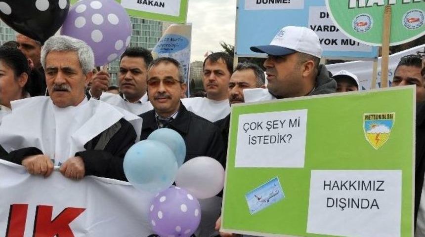 B&uuml;ro Memur-sen&rsquo;den Balonlu Eylem